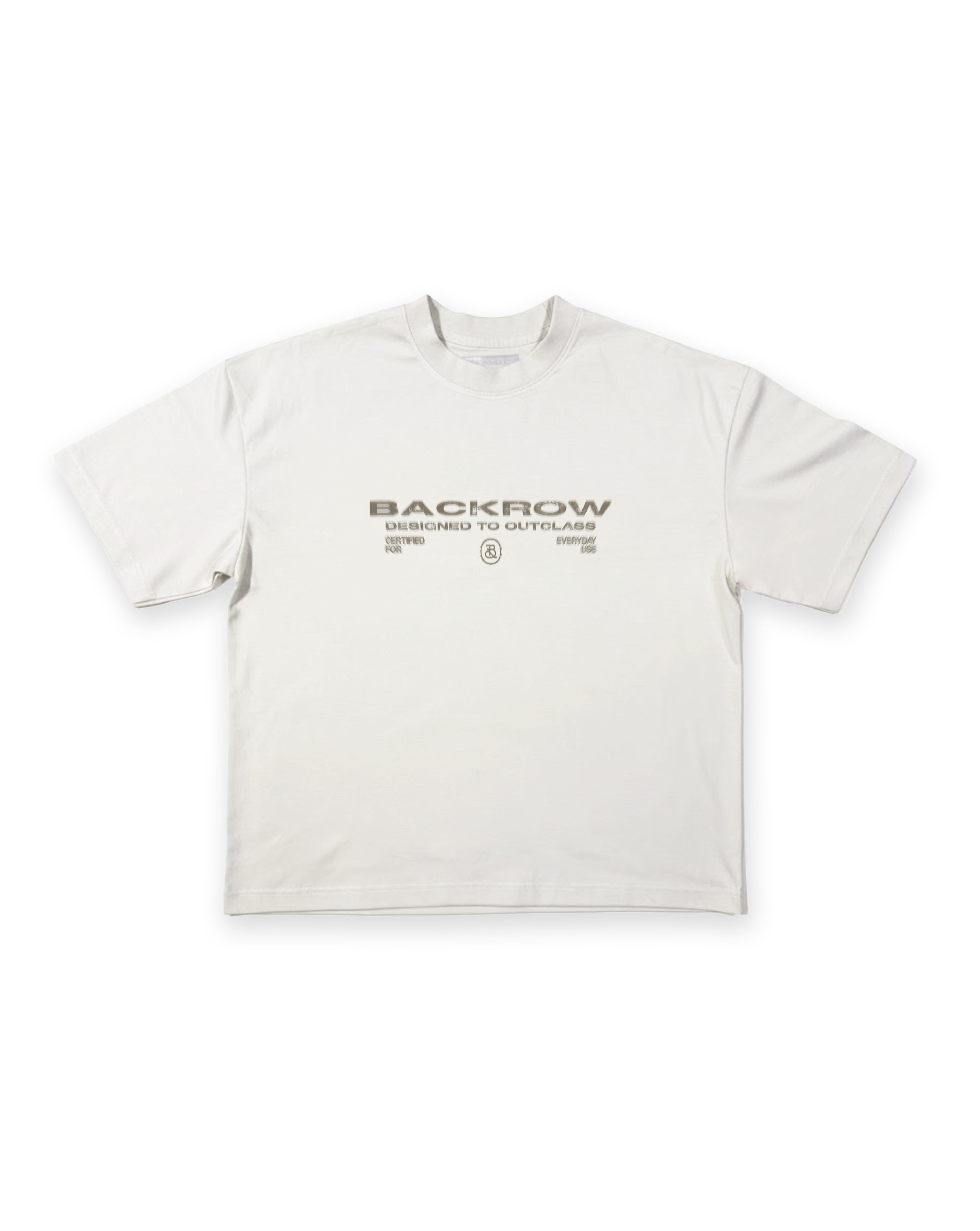 BackRow " First Collective " Concrete White Tee